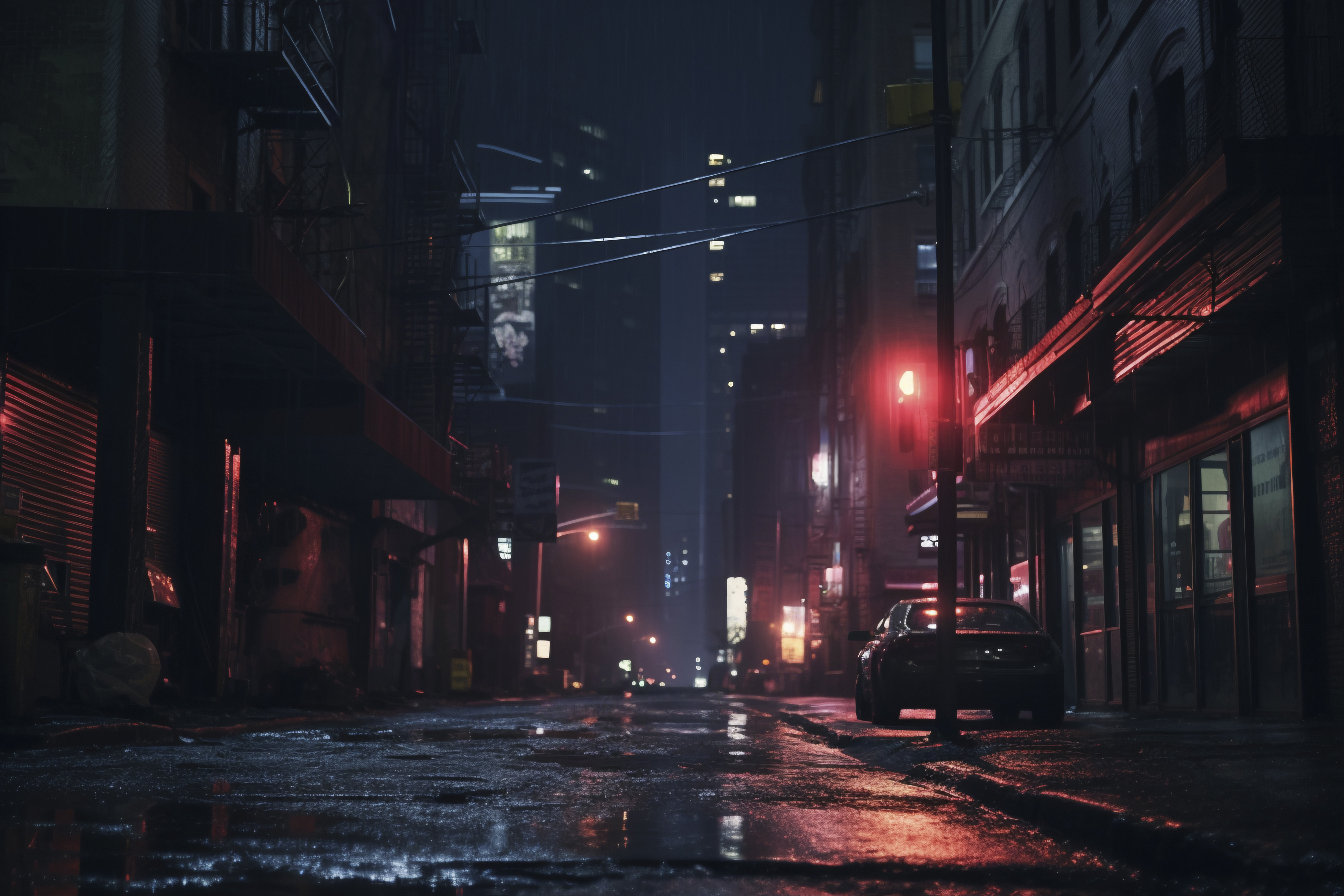 Cachoeira em uma floresta verde